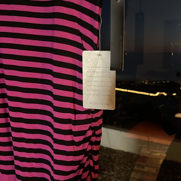 NWT Felicity & Coco Mason Purple Stripes Dress - Picture 5 of 5